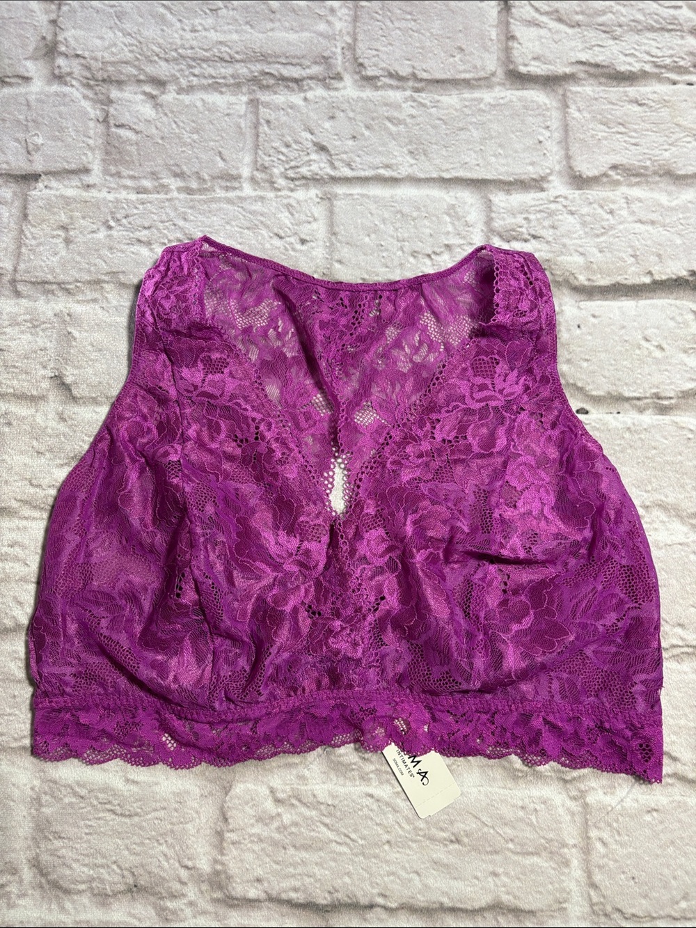 NWT Soma Fuchsia Lace Bralette